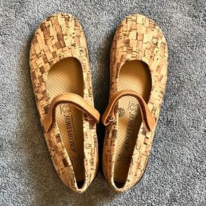 Cork Mary Janes